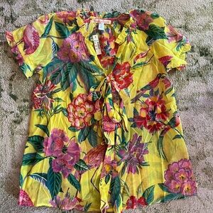 Banjanan Tropical Short Sleeve Blouse